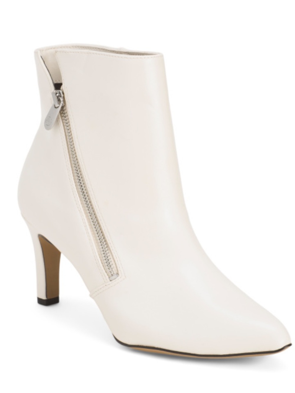 ADRIENNE VITTADINI Leather Zip Ankle Boot